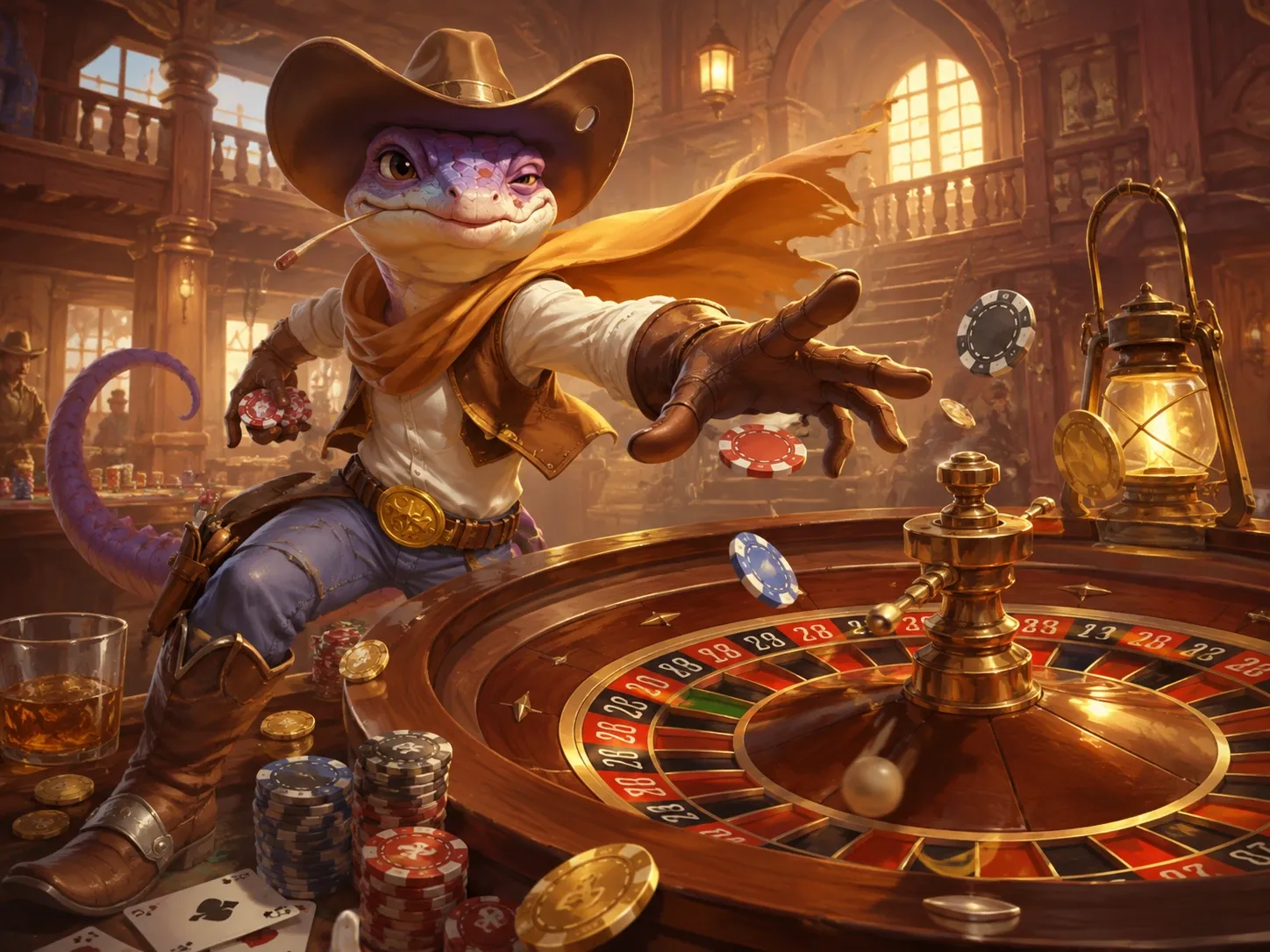 Frontier Roulette Lucky Chip Showdown